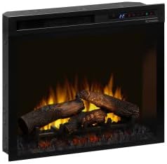 Dimplex 28 Inch Built-in Electric Fireplace - Multi-Fire XHD Firebox with Logs and Realistic Multi-Color Flames | XHD28L