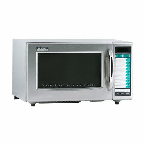 SHARP Medium-Duty Commercial Microwave Oven (15-0429) R-21LVF1 Cubic Feet