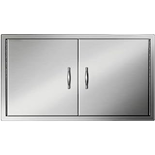 Blaze 25-Inch Stainless Steel Double Access Door - BLZ-AD25-R-SC