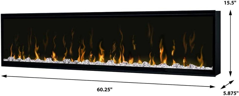 Dimplex IgniteXL 60" Built-in Linear Electric Fireplace (Model: XLF60) - SKU: XLF60