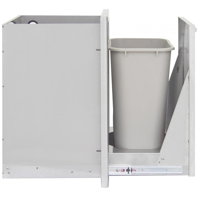 Blaze Outdoor Products Blaze 20-Inch Stainless Steel Roll-Out Trash/Propane Tank Drawer - BLZ-TRLP-DRW-H