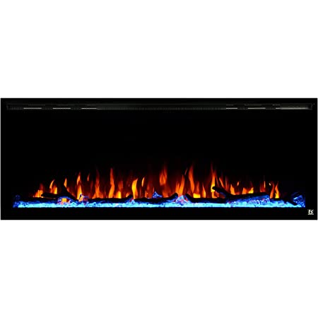 Modern Flame LPM 5616 Electric Fireplace: 56-Inch, Wireless Thermostat & Full Wall Control