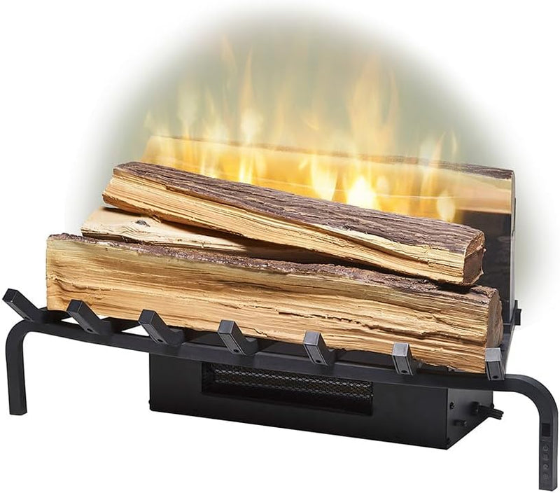 Dimplex X-RLG25FC Electric Fireplace | Freestanding Fresh Cut Log Insert + Ash Mat | SKU: RLG25FC