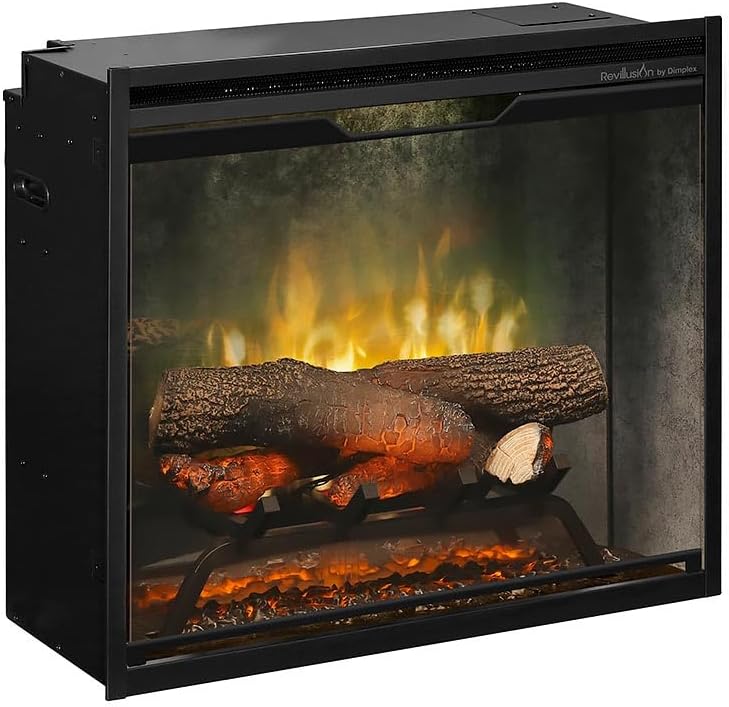 Dimplex Revillusion® 24" Built-In Firebox (RBF24DLXWC) - Weathered Concrete | Electric Fireplaces