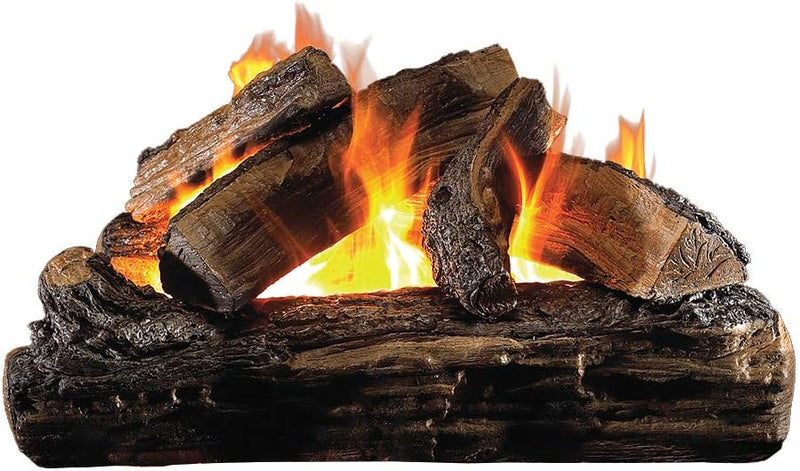 Peterson Real Fyre 8X-C8SH-4G75 24-Inch Split Oak Gas Logs Only No Burner - S-24