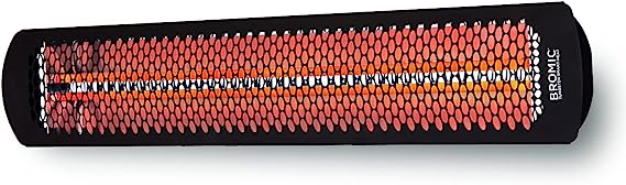 Bromic Tungsten Electric Outdoor Patio Heater, Infrared, 208V, Black, 6000W (SKU BH0420035)
