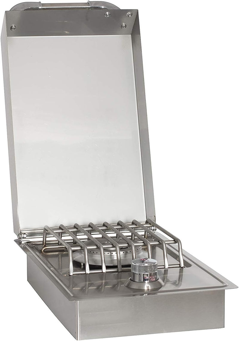 Bull Outdoor Products 60009 Stainless Steel Single Side Burner, Natural Gas - Grills & Outdoor Cooking