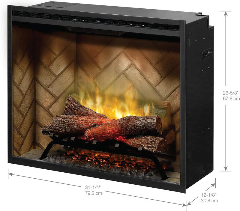 Dimplex Revillusion Built-In Electric Firebox (Model: RBF30) - SKU RBF30, RBF36 & RBF42