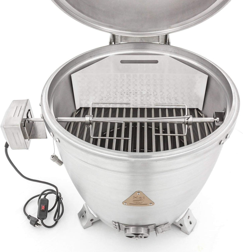 Blaze BLZ-KMDO-2-ROTIS 20'' Kamado Rotisserie Kit | Grill Rotisseries