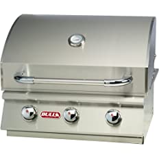 Bull Outdoor Products BULL 69009 Steer Head NG Natural Gas Grill, Stainless Steel
