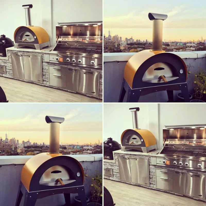 ALFA Ciao Wood Fired Pizza Oven (SKU: FXCM-LGRI-T-V2) - Outdoor Brick Pizza Oven