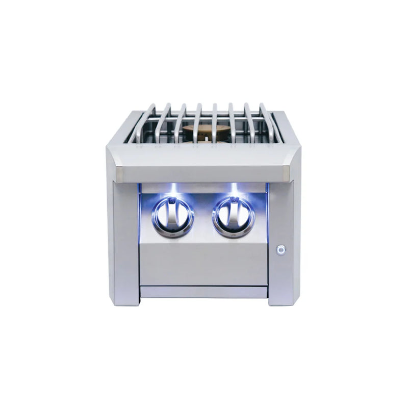 ARG Double Side Burner - ASBSSB LP Stainless Steel Dual Brass Burners