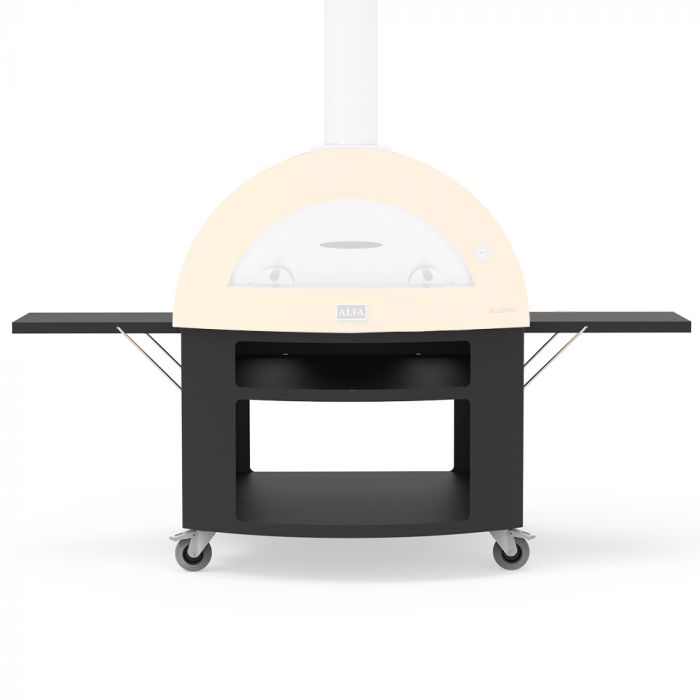 ALFA Allegro Oven Base - Black - BFALLE-NER | Outdoor Pizza Oven Base