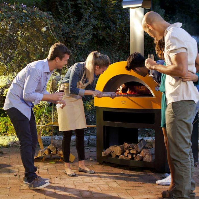 ALFA Allegro Oven Base - Black - BFALLE-NER | Outdoor Pizza Oven Base