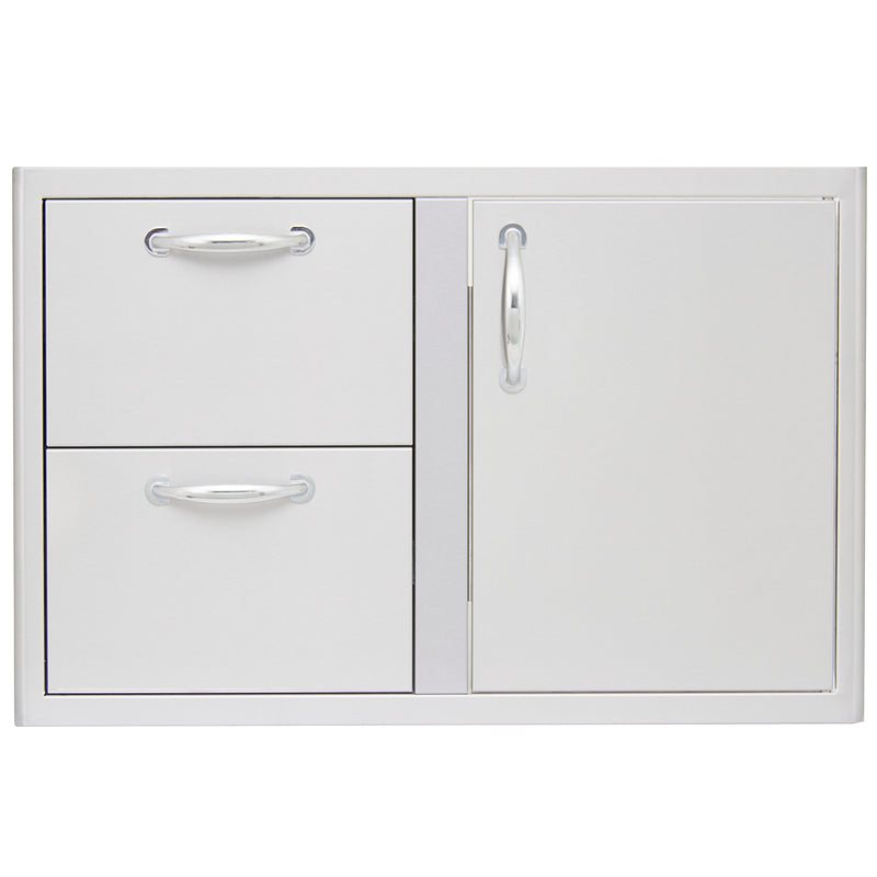 Blaze 32" Access Door & Double Drawer Combo - BLZ-DDC-R