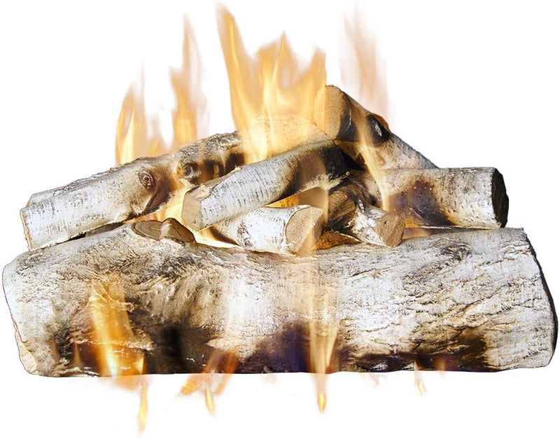 Peterson Real Fyre 24-Inch Mountain Birch Gas Logs - Logs Only - MBW-24