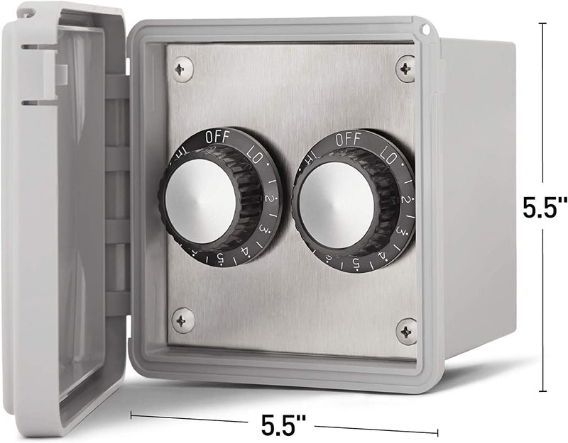 Infratech INF Input Regulator Dual Surface Mount With Weatherproof Box - 14-4225