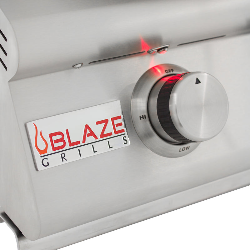 Blaze 40" Premium LTE 5-Burner Built-in Propane Gas Grill with Rear Infrared Burner & Grill Lights - BLZ-5LTE2-LP