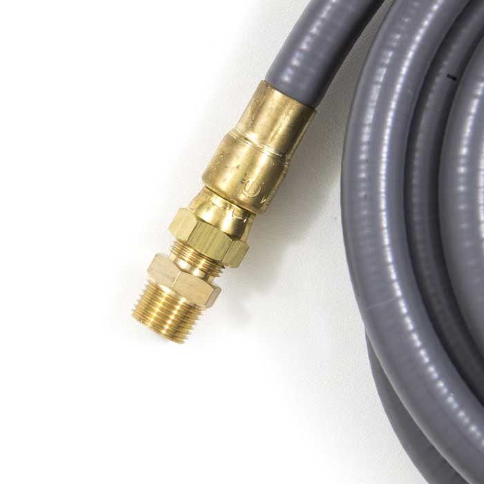 Blaze 10 Ft. Natural Gas/Propane Hose With Quick Disconnect - BLZ-NG-Hose