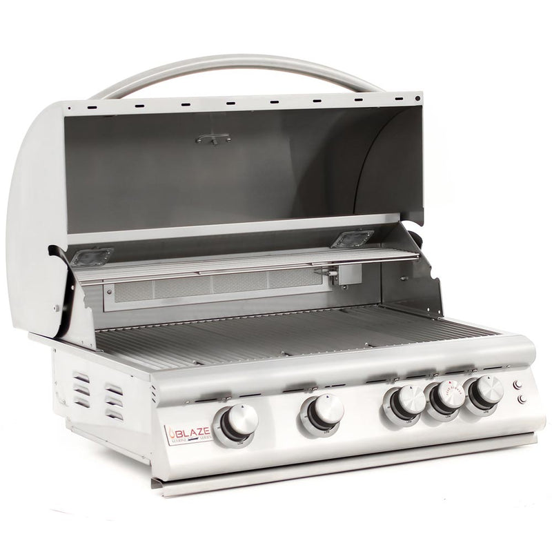 Blaze 32" 4-Burner 4LTE2 Built-In Grill Blaze in Marine Grade 316 Stainless Steel Grill - BLZ-4LTE2MG-LP