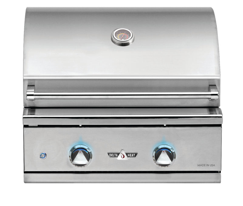 Delta Heat Outdoor Gas Grill 26 inches, Propane and Natural Gas (Option Available) DHBQ26G