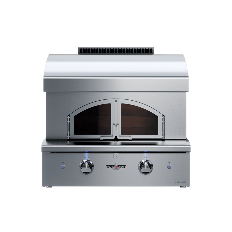 Delta Heat Freestanding Outdoor Pizza Oven, 30 inch Dual Burner, Propane or Natural Gas (Options Available) DHPO30F